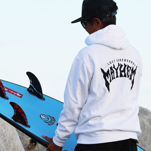 プルオーバー パーカ [MAYHEM DESIGN] WHITE – Luvsurf