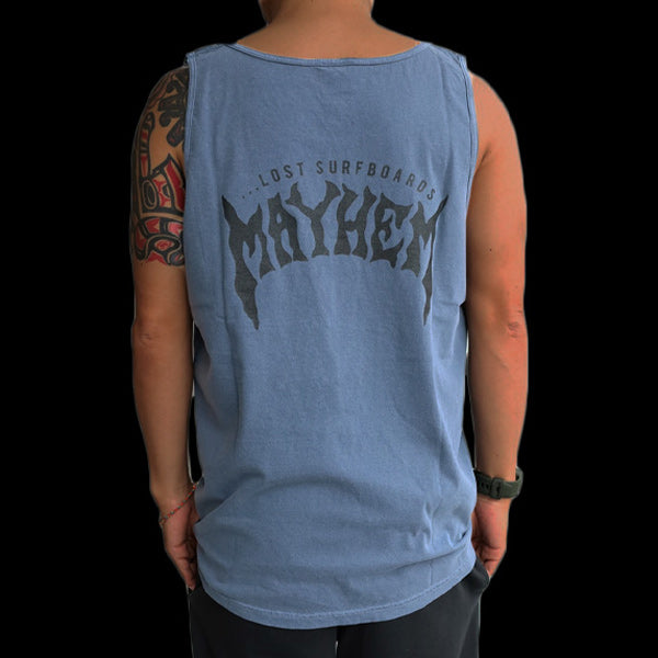 タンクトップ [MAYHEM DESIGN] Blue – Luvsurf