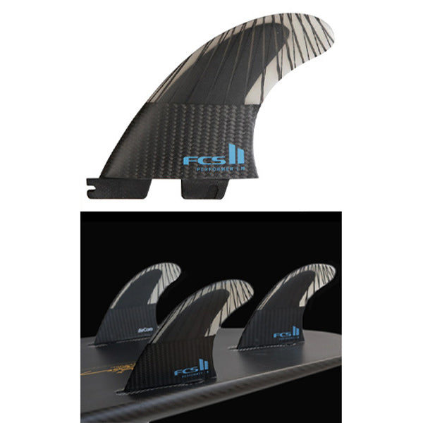 PERFORMER PC CARBON + AirCore /Tranquil Blue/ TRI fins/S, M, L