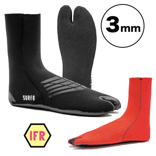 3mm Standard Socks, 2-legged / Far-infrared Radiation Jersey IFR Raised