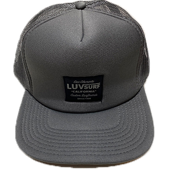 フラットバイザーメッシュキャップ [Affected] グレー – Luvsurf