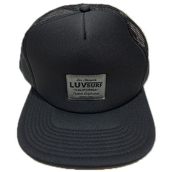フラットバイザーメッシュキャップ [Affected] ブラック – Luvsurf