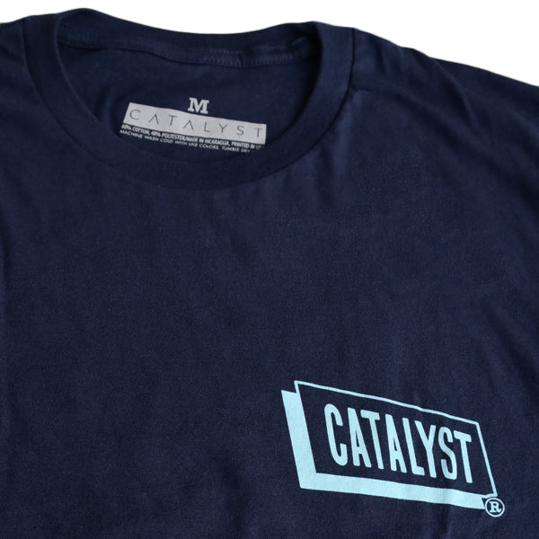 『CATALYST』Tシャツ NAVY
