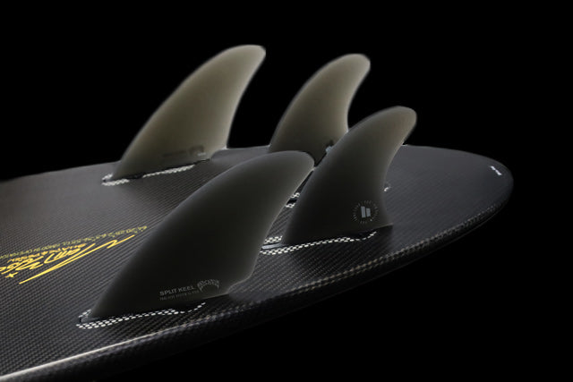 MB PG SPLIT KEEL / QUAD FIN / SMOKE