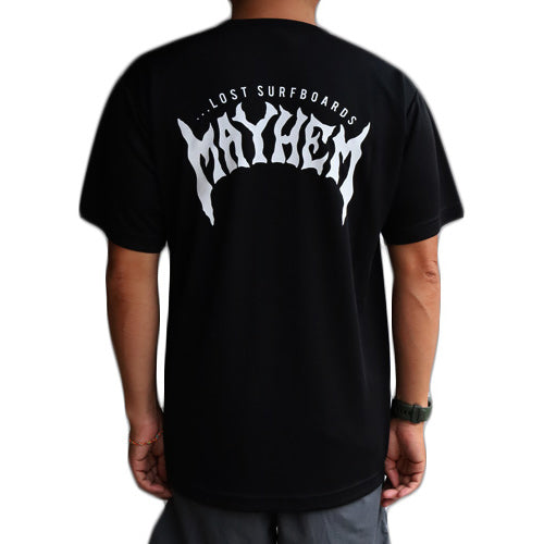 ハイブリッド ラッシュガードTシャツ MAYHEM / Black 水陸両用