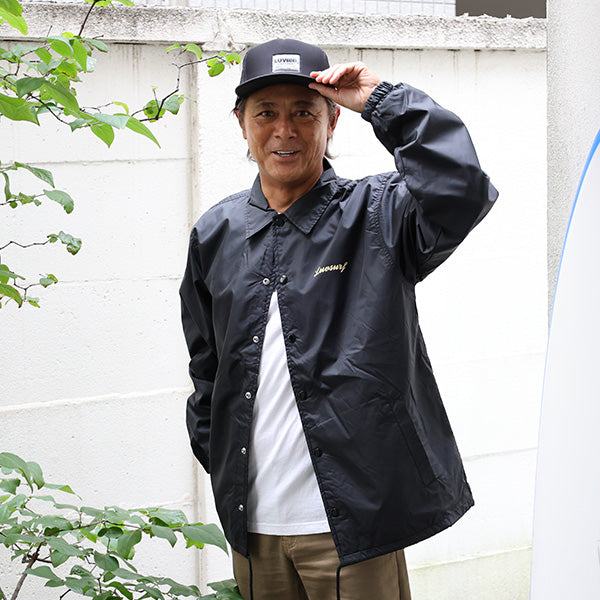 オリジナル ナイロンコーチ ジャケット[CIE]（裏地付）BLACK – Luvsurf