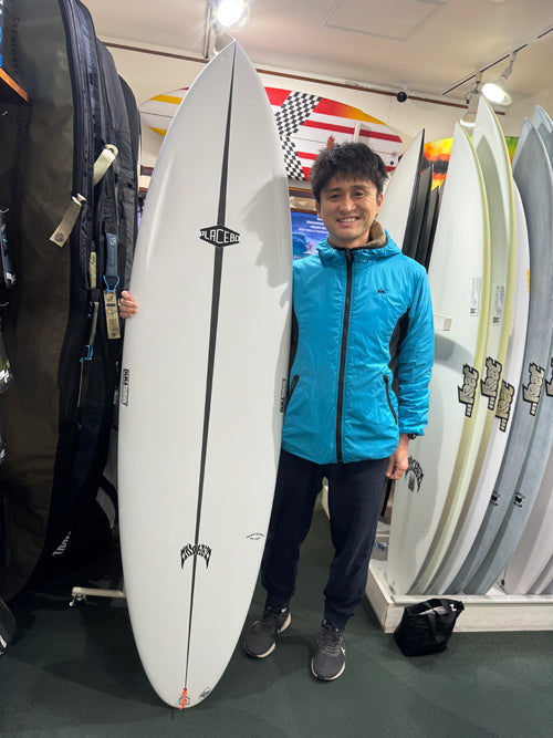 皆様！ご来店にて沢山の 新品『PLACEBOサーフボード』DURA-FLEX5をご購入ありがとうございます！