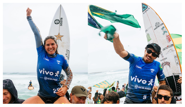 今年もやりました！  ブラジル・サクアレマで行われた、WCT第6戦『VIVO Rio Pro』でLOSTチームが男女共に”DRIVER 3.0”に乗り優勝しました！