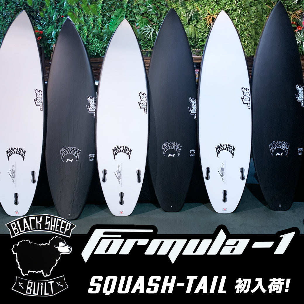 エブリデイハイパフォーマンス！『FORMULA-1』BLACK SHEEP BUILTのSQUASH TAIL仕様が新入荷！