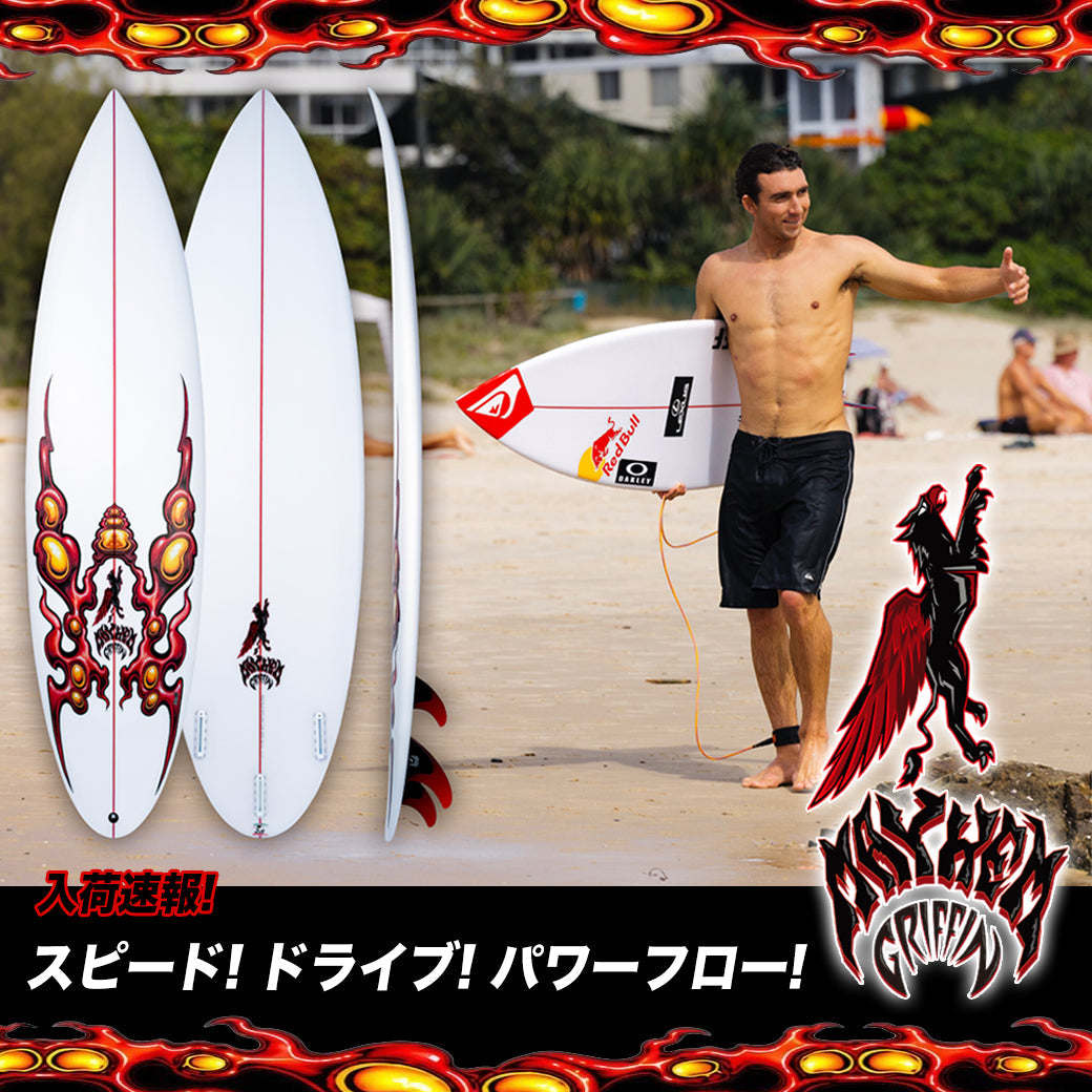【初入荷！】LOST最新大注目モデル『THE GRIFFIN』ストックボードがLuvsurfに到着！！