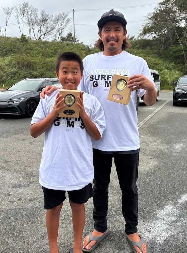ラヴサーフAMライダー『ヒロキ』がPLACEBOに乗り、また優勝！  「IWASAWA SURFING GAMES 2026」コンテストリポートです！