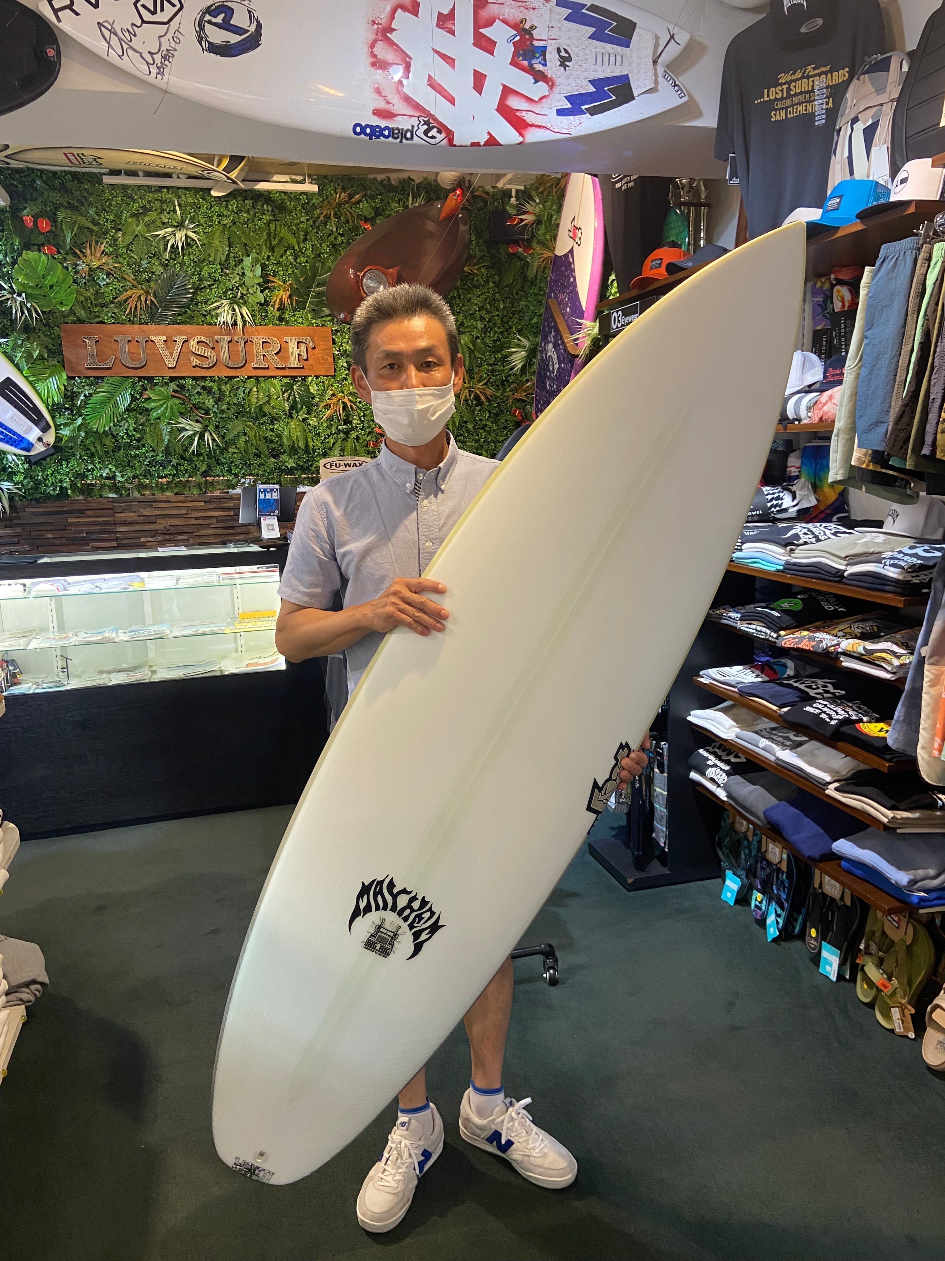 皆様！ご来店にて沢山の 『LOSTサーフボード』LIGHT SPEEDⅡをご購入ありがとうございます！