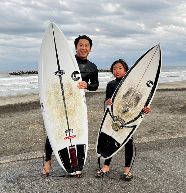 今週の『リイト＆ヒロキパパ』ボードレポート！練習を重ねメキメキと力を付ける『リイト』！そんなリイトに負けじと『ヒロキパパ』が選んだ秘策ボードは？