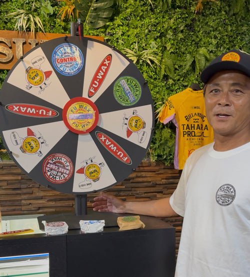 連日連発中！Luvsurf 30周年記念イベント『FU WAX ルーレット』のご紹介です。