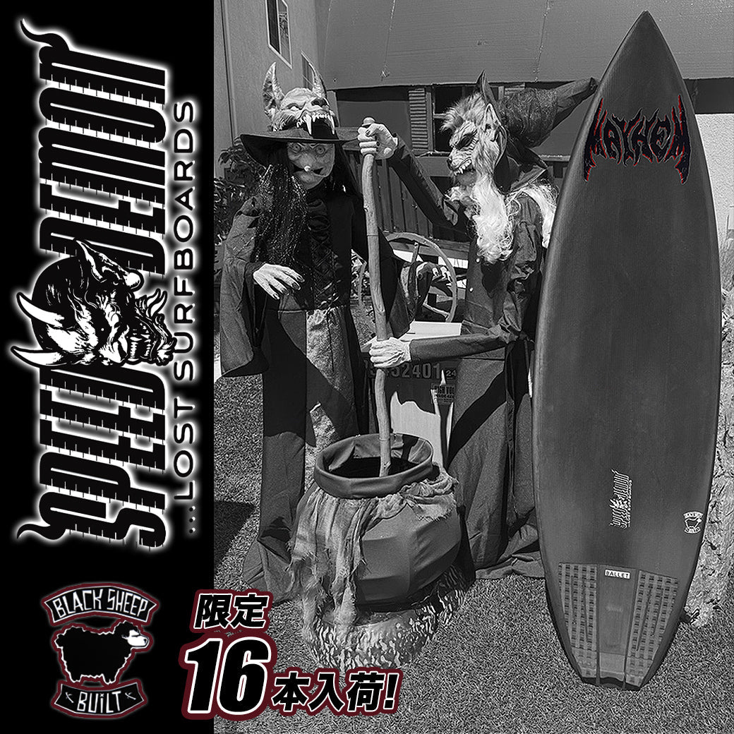 初入荷！LOST『SPEED DEMON』Black Sheep Built ストックボードが限定16本！