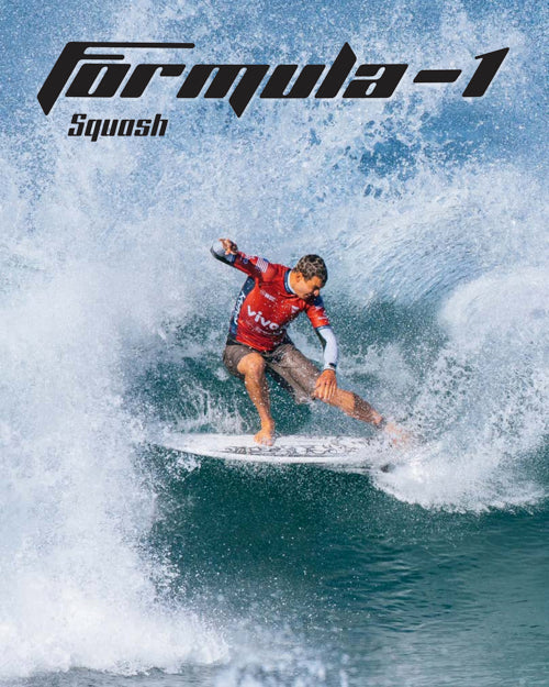 F1「フォーミュラーワン」SQUASHテール登場！ブラジルWCT優勝ボードをベースにしています。 – Luvsurf
