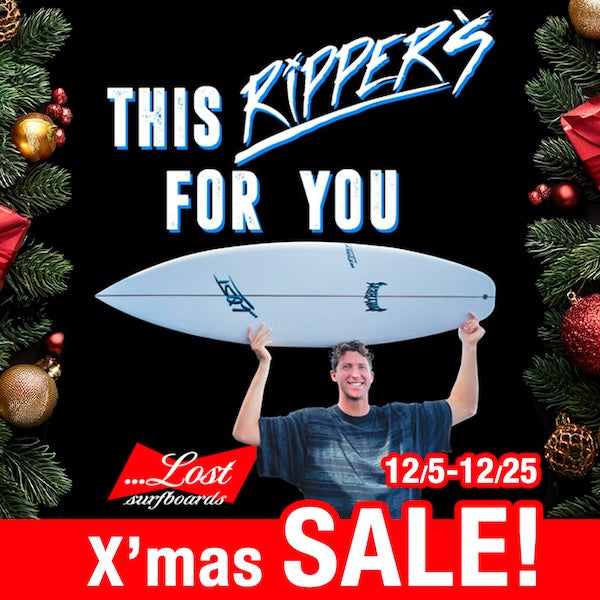 メリークリスマス！  ベストセラーモデル『RAD RIPPER』をハイパフォーマンスモデルへと進化させた『THE RIPPER』がクリスマスセールプライス¥88,000(税込)になりました！