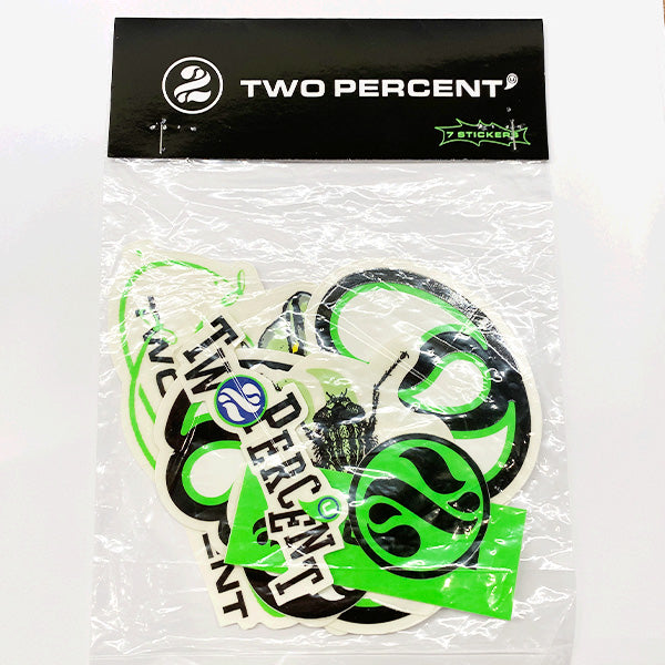 2 PERCENT TEAM Assorted Stickers