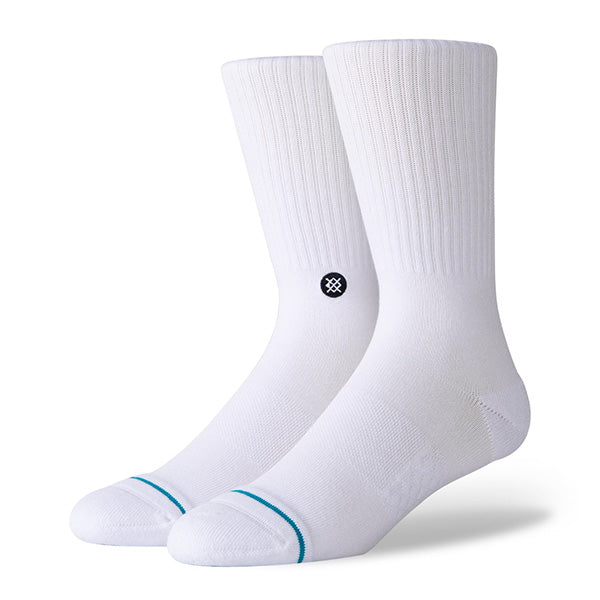 Socks [ICON QUARTER 3 PACK] WHITE