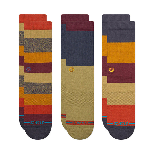 Socks [CABIN FEVER CREW 3PACK] MULTI