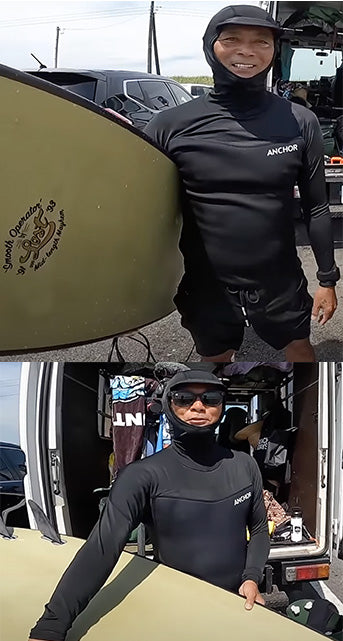 【Luvsurf限定】ANCHOR✖️Cyber 1mmフード付きジャケット