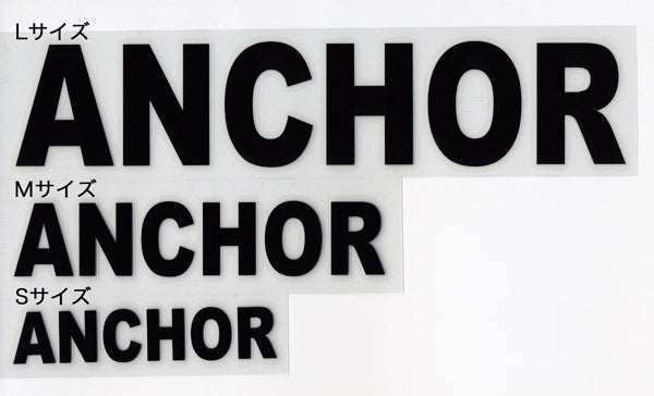 LOGO sticker/black (S/M/L sizes)