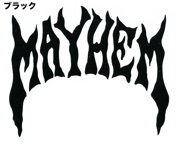 "1987 MAYHEM" Cutting Sticker / S size