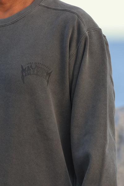 『LOST』スウェット [MAYHEM DESIGN]（裏起毛）Pepper / Sサイズ