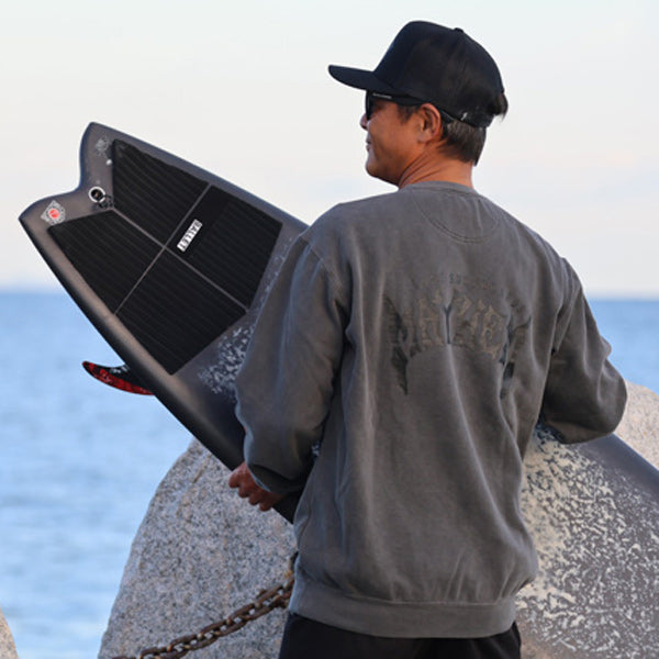 『LOST』スウェット [MAYHEM DESIGN]（裏起毛）Pepper / Sサイズ