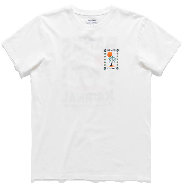 30% off sale! 『BANKS』 ANGELES TEE SHIRT / OFF WHITE / L size