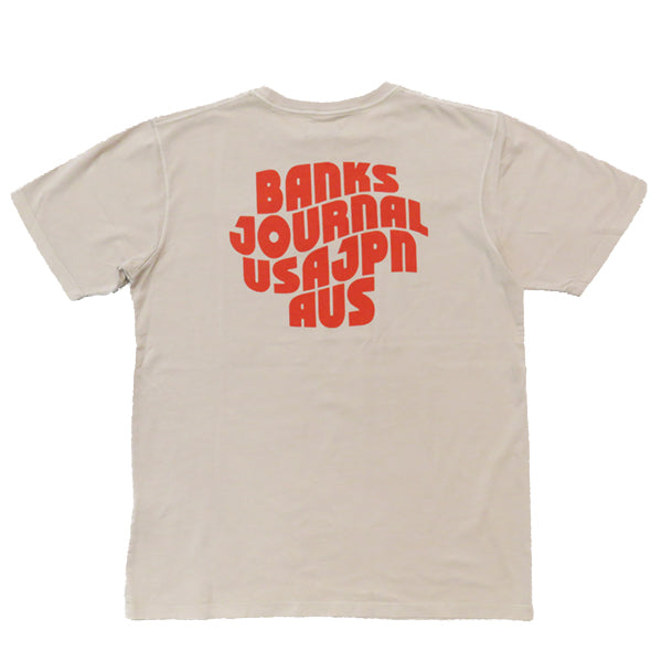 30% off sale! POSTED TEE SHIRT / BONE
