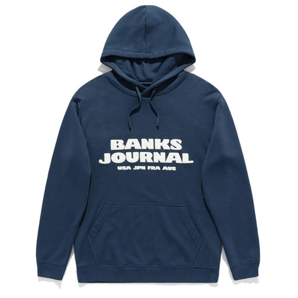 30% off sale! FEATURETTE HOODIE / INSIGNIA BLUE / Size M