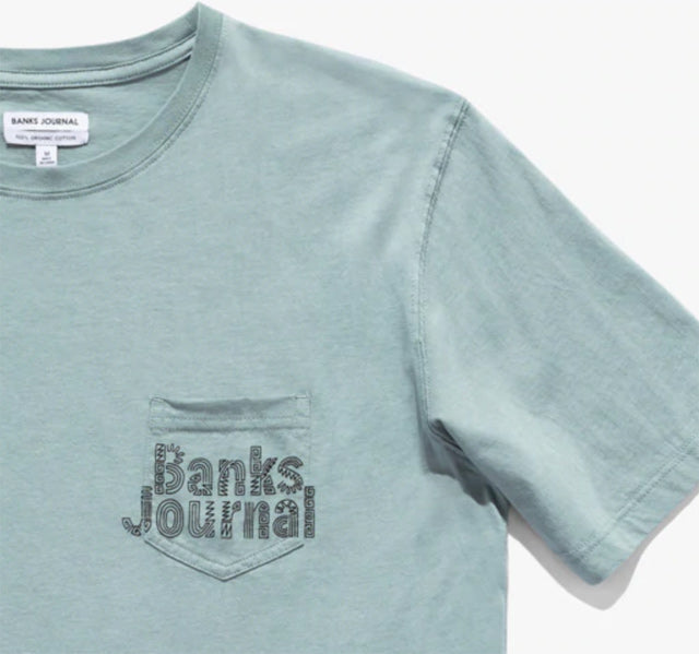 30% off sale! T-shirt [BUNKER] DUSTY BLUE / Size L