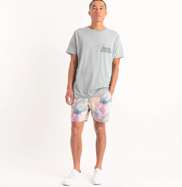 30% off sale! T-shirt [BUNKER] DUSTY BLUE / Size L