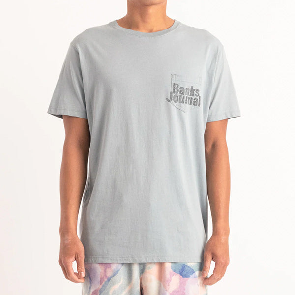 30%オフセール！Tシャツ [BUNKER] DUSTY BLUE / Lサイズ