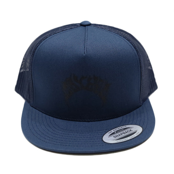 『MAYHEM』フラットバイザー TRUCKER CAP / NAVY