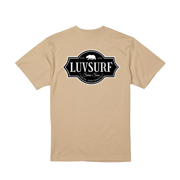 Original High-Quality T-Shirt [Seven Seas Bear] L.BEIGE