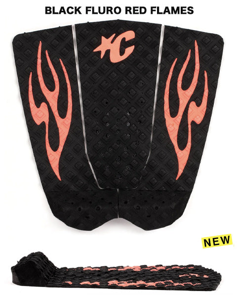 トラクションパッド [GRIFFIN COLAPINTO-LITE] BLACK FLURO RED FLAMES