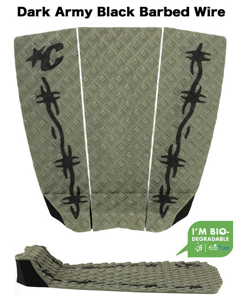 トラクションパッド [JACK FREESTONE-LITE] DARK ARMY BLACK BARDED WIRE