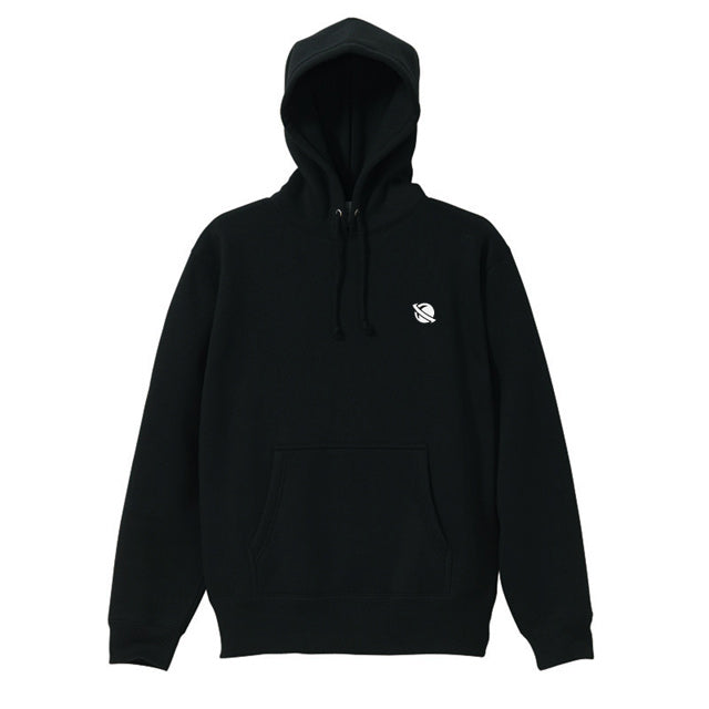 LOST Surfboards Sweat Pullover Parka (Fleece Lining) BLACK