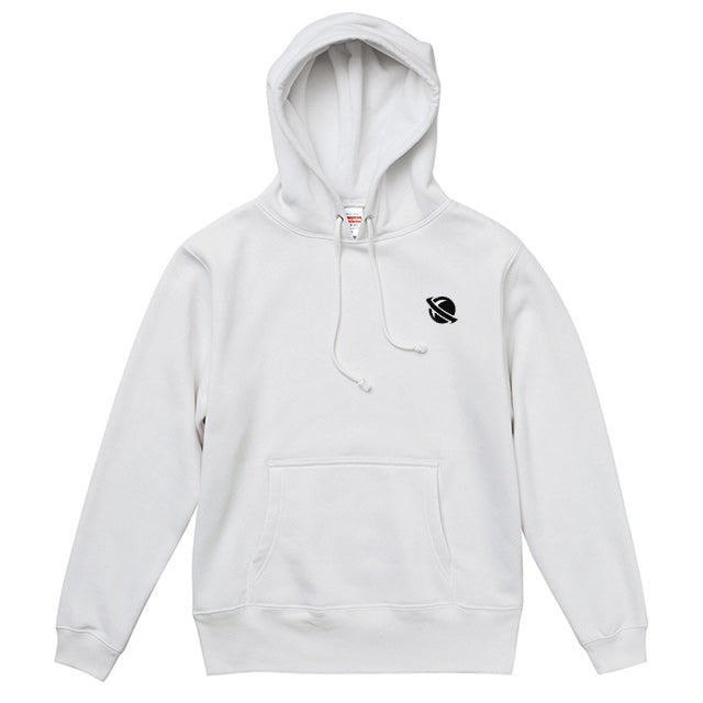 LOST Surfboards Sweat Pullover Parka (Fleece Lining) WHITE