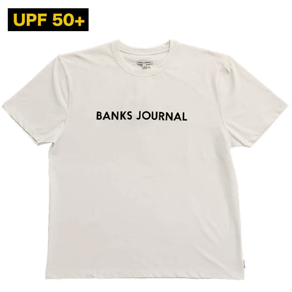 Hybrid Rashguard T-shirt [LOGO SURF] SEED PEARL Amphibious