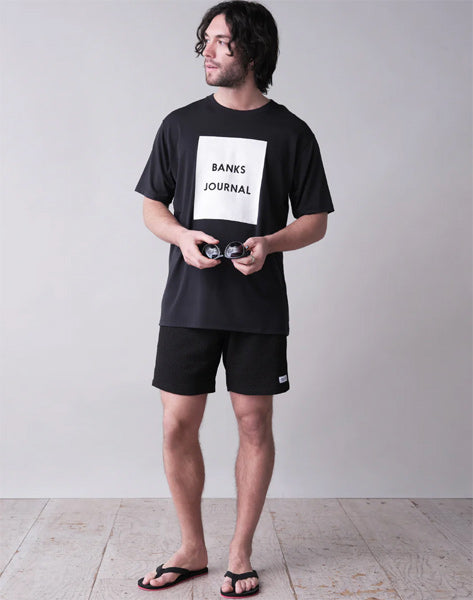 Hybrid Rashguard T-shirt [BOX] BLACK Amphibious