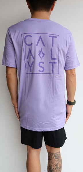 "CATALYST" T-shirt [SQ] PURPLE / L size