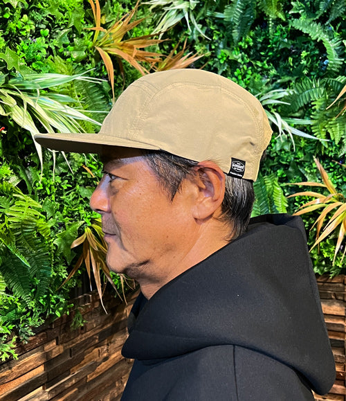 ナイロン ジェット キャップ [Racing Icon] BEIGE