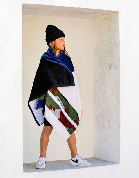 BEACH ECO TOWEL [SKY BROWN] SUNRISE CAMO