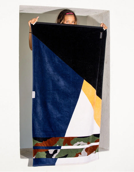BEACH ECO TOWEL [SKY BROWN] SUNRISE CAMO
