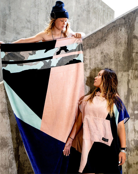 BEACH ECO TOWEL [SKY BROWN] SUNSET CAMO