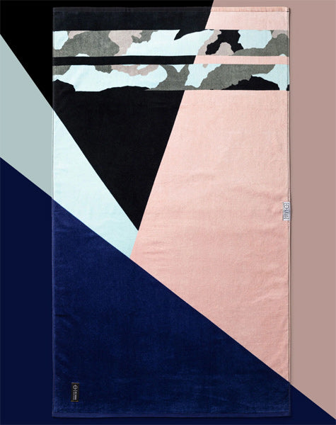 BEACH ECO TOWEL [SKY BROWN] SUNSET CAMO