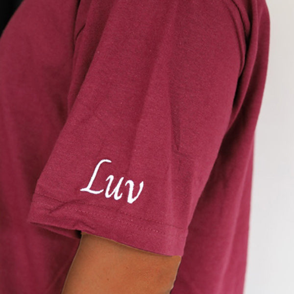 Original T-shirt [EMBROIDERY] Burgundy / Size L